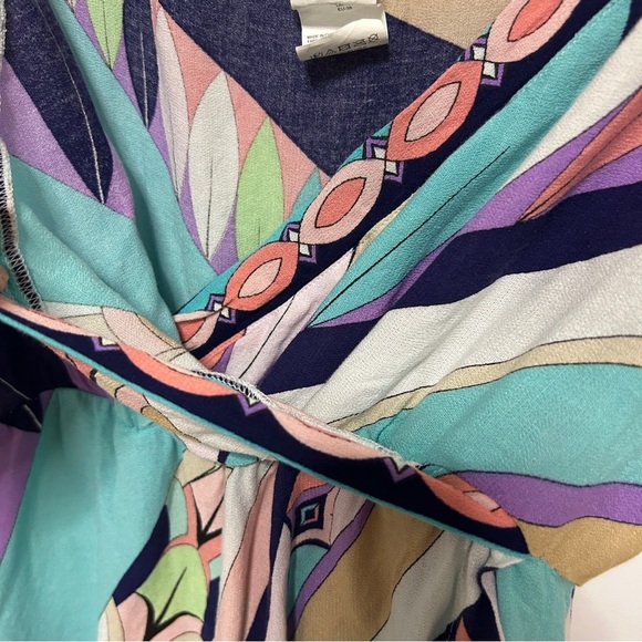 Trina Turk Tank Top Women's Size Medium Off The Shoulder Baby Doll Y2K Boho - Picture 7 of 13